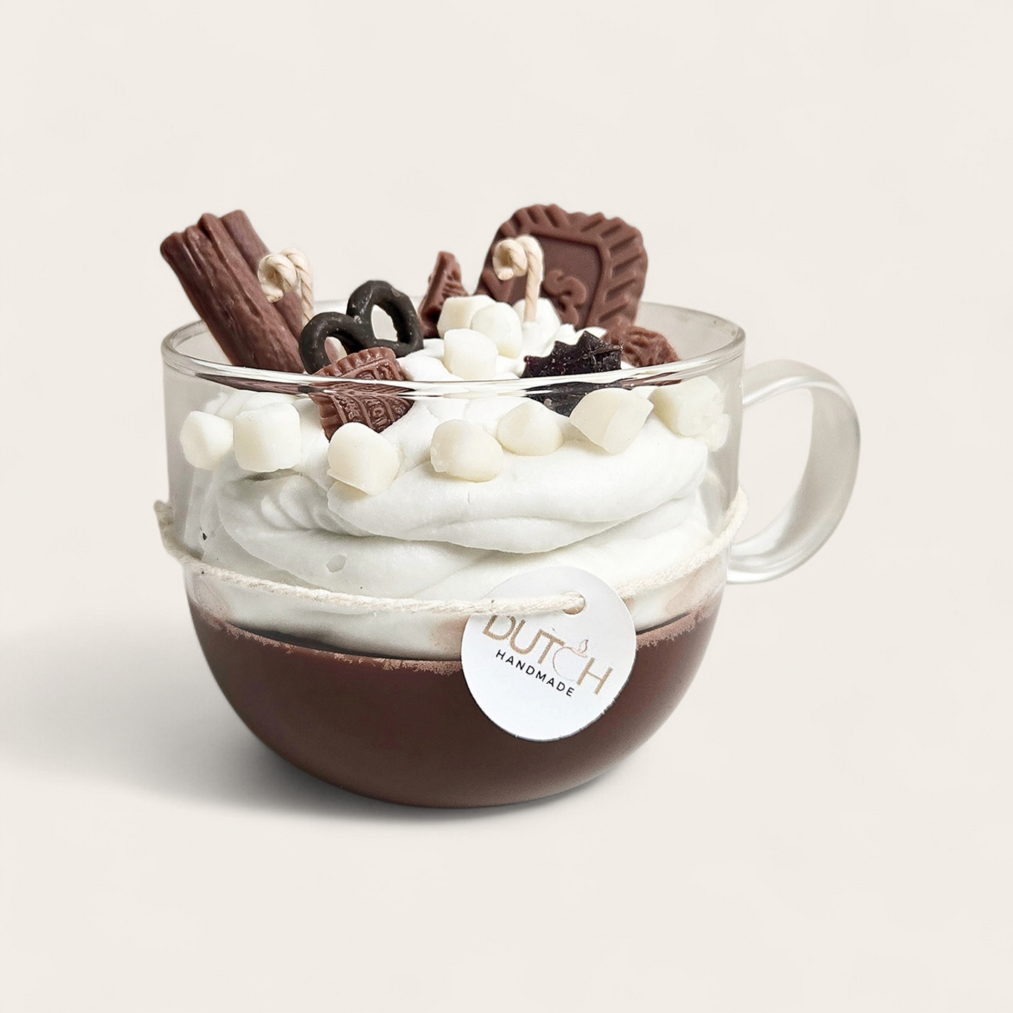 Geurkaars - Hot Choco Deluxe kaars ø 10 cm