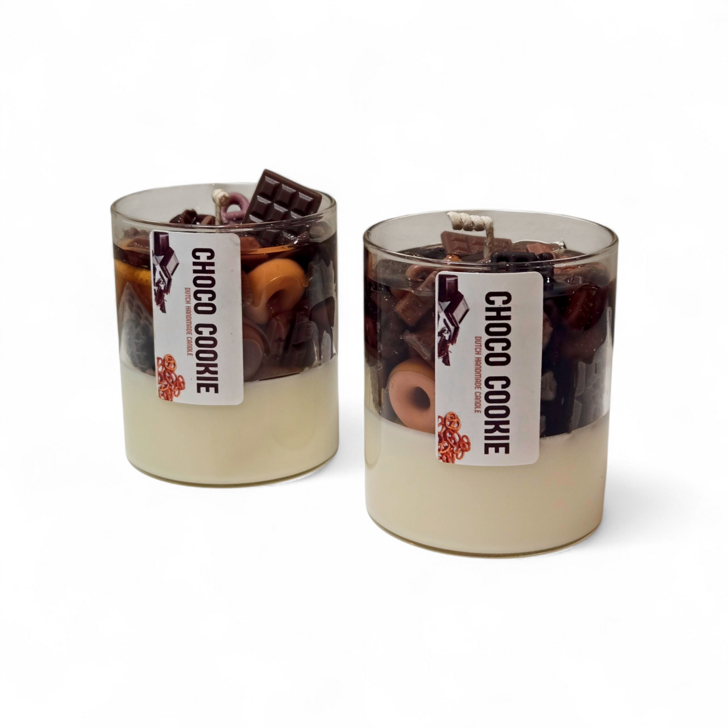 Geurkaars - Choco Cookie Deluxe - set van 2