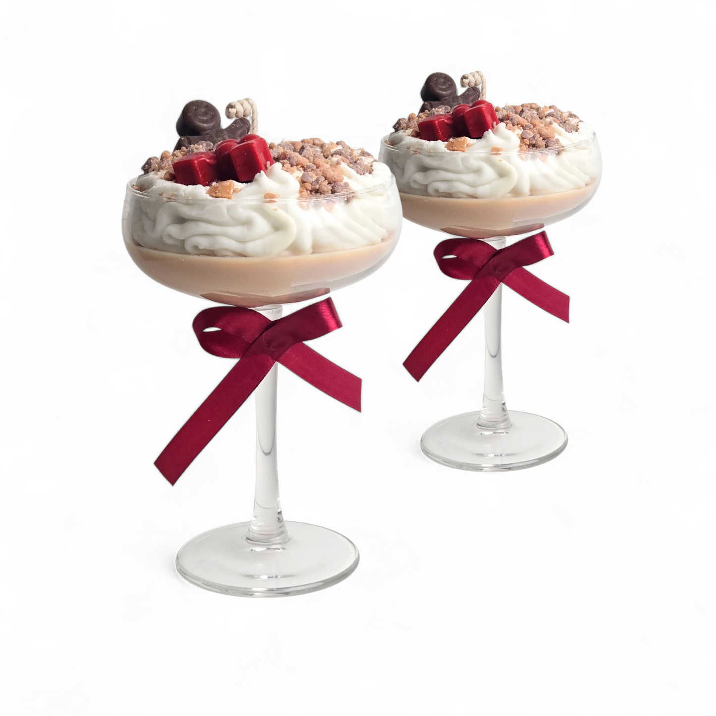 Gingerbread Martini Cocktail Kaarsen Giftset – set van 2