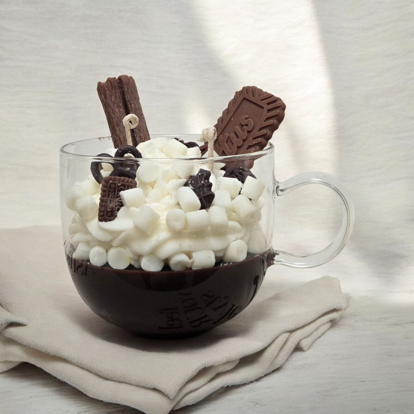 Geurkaars - Hot Choco Deluxe kaars ø 10 cm