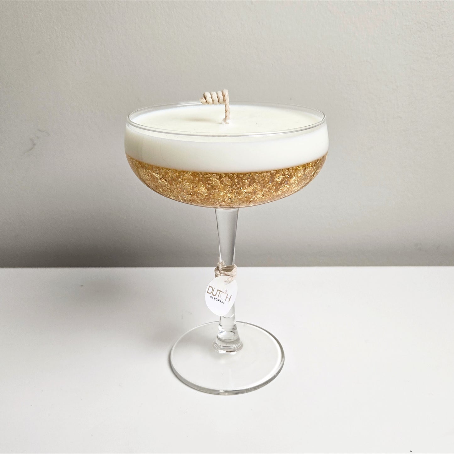 Cocktail Kaars - Glitter Gold Champagne