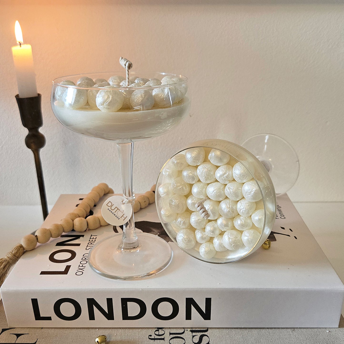 Pearl & Flame Cocktail Kaarsen Giftset – set van 2