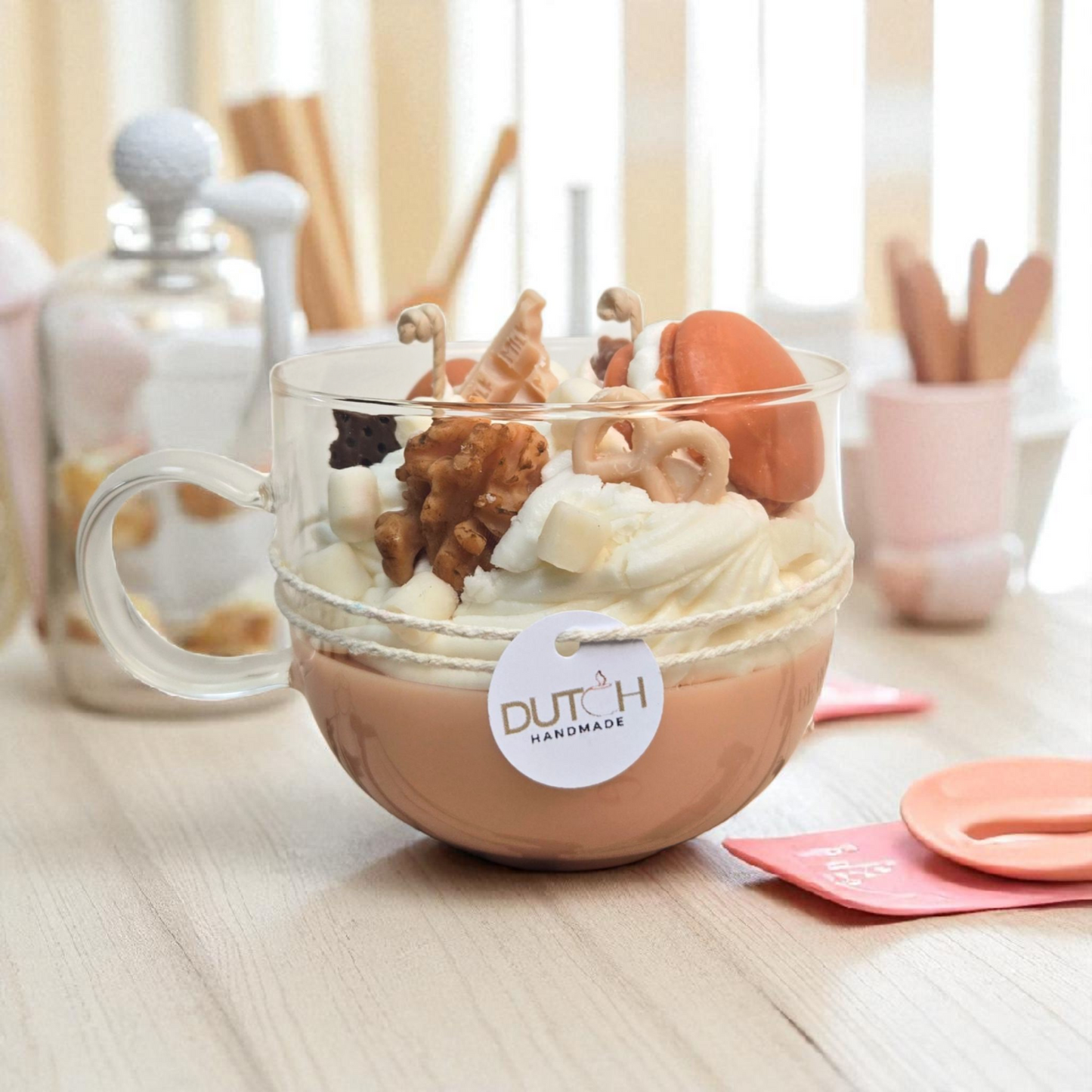 Geurkaars - Macaron Deluxe ø 10 cm