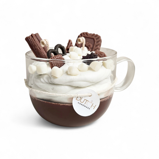 Geurkaars - Hot Choco Deluxe kaars ø 10 cm