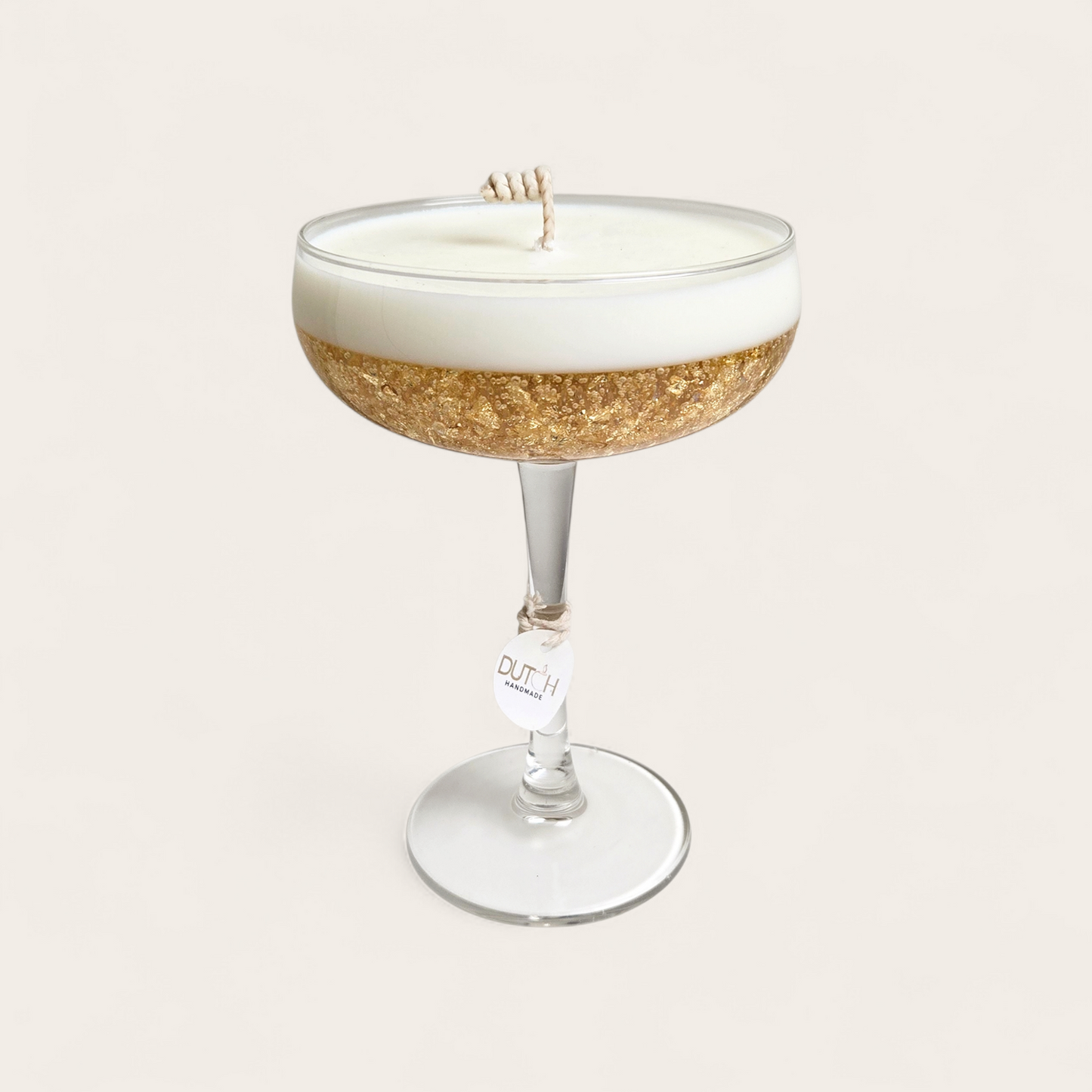 Cocktail Kaars - Glitter Gold Champagne