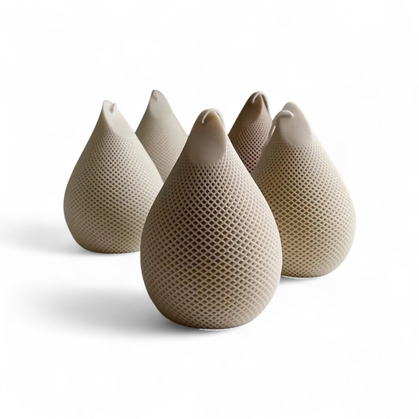 Decoratiekaars - Raindrop - 13 cm - diverse kleuren