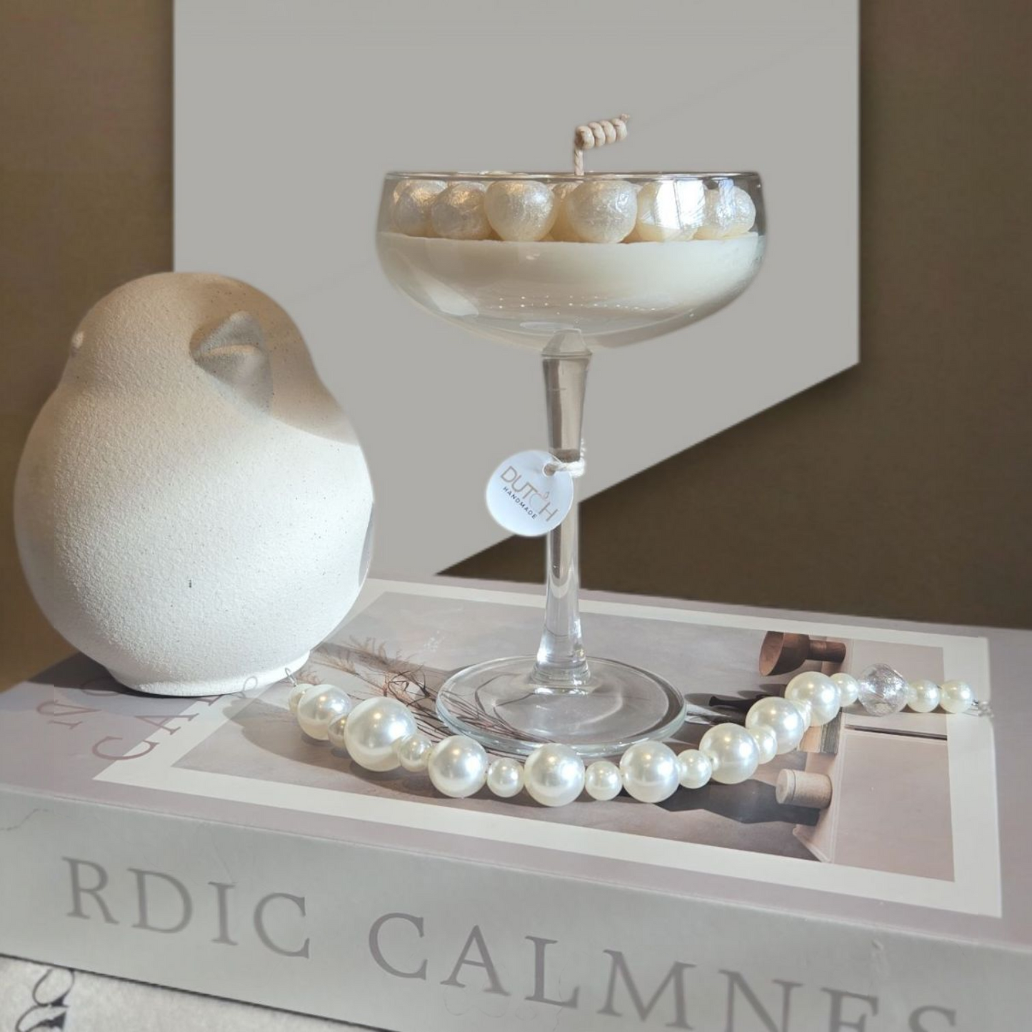 Cocktail Kaars - Pearls & Flame Deluxe