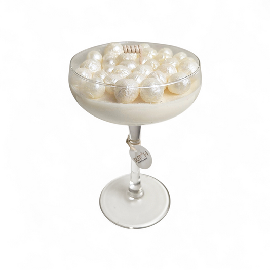 Cocktail Kaars - Pearls & Flame Deluxe
